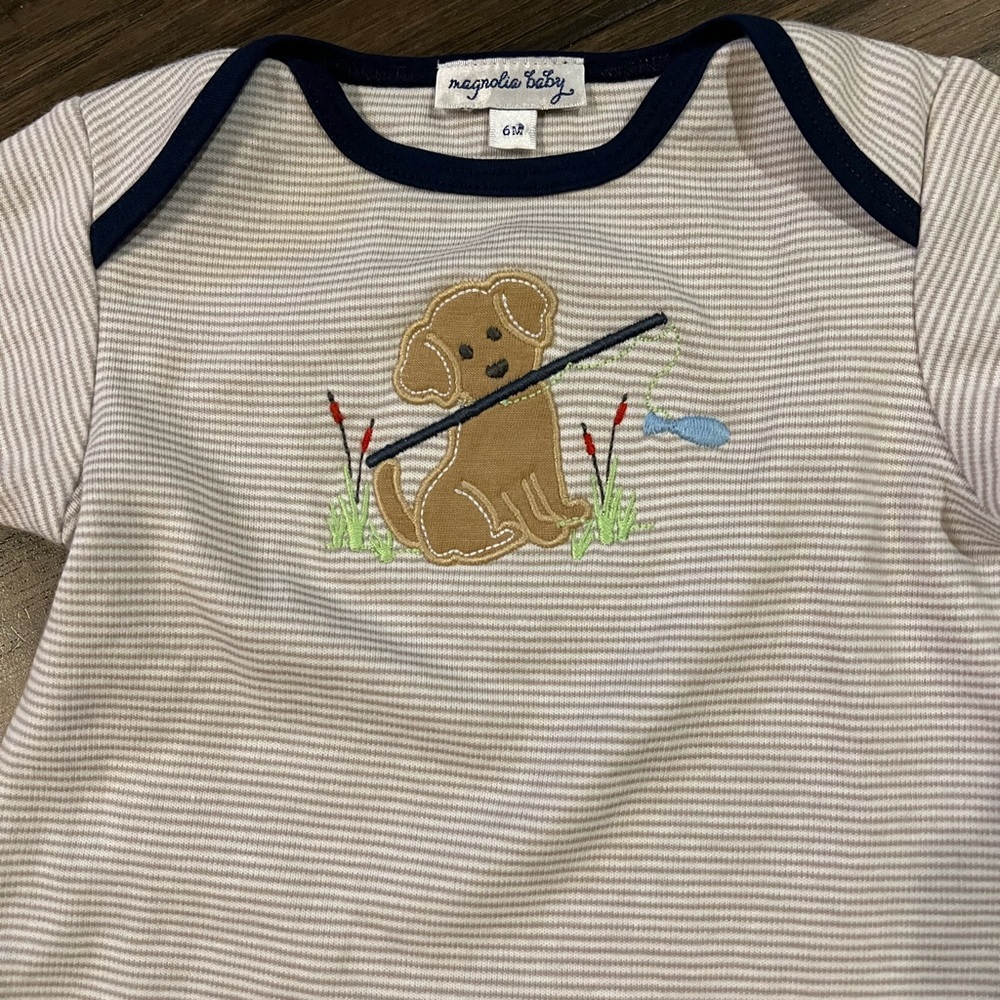 Magnolia baby footie. Size 6 months.